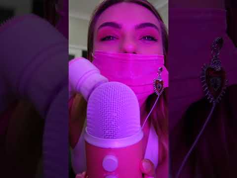 ASMR ⚡Special Sounds ❤️ Brush And Microphone 🍒 #shorts #shortsviral #shortsfeed #asmr