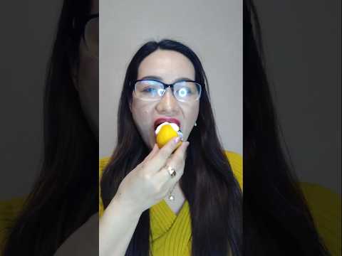 ONE TIME BITE WHOLE LEMON#everyone #mukbang #shortsfeed