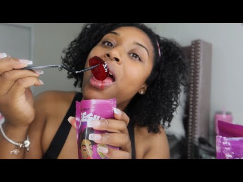 [ASMR] Flavored Pickles Eating | With Crunchy Sounds 🥒🍴 (Doreesha's Flavad Puurckles Honest Review)