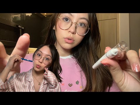 ASMR Fixing and Measuring Your Face (Personal Attention) (Fast Chaotic)