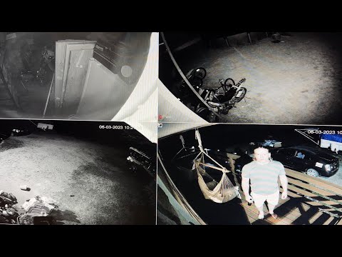 Using Security Cam To Creep Out Friends