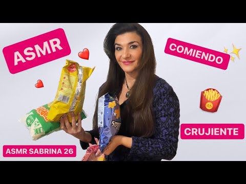 ASMR COMIENDO COSAS CRUJIENTES