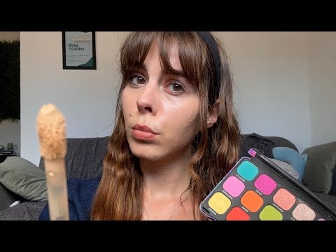 ASMR Mean Girl Does Your Makeup on the School Trip (she secretly likes you wlw) 💗