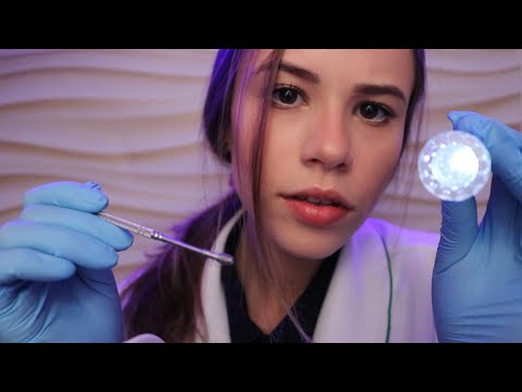 ASMR CONSULTA DETALHADA DOS OUVIDOS 👂🏻