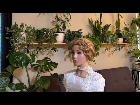 ASMR Perfectionist 1800’s Hairstyle | Vintage hairstyling | Makeup Application - Finishing Touches