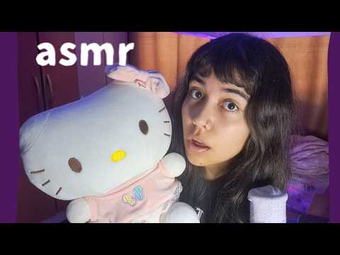 ASMR - maquiagem na hallo kitty!! 