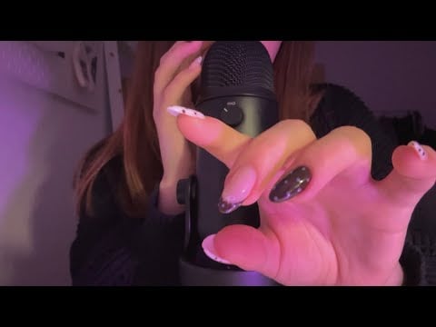 asmr | nail tapping & mouth sounds