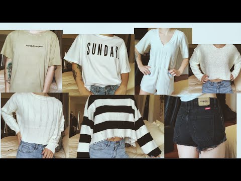 ASMR- PRINCESS POLLY COLLECTIVE CLOTHING HAUL🍉