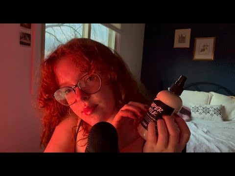 ASMR makeup triggers w/ personal attention & close whispers ✨💄