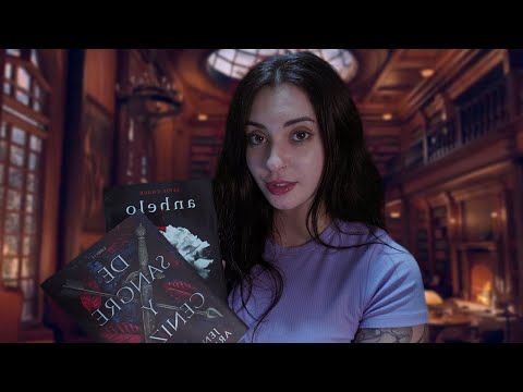 ASMR dependienta de librería 📚 Roleplay relajante