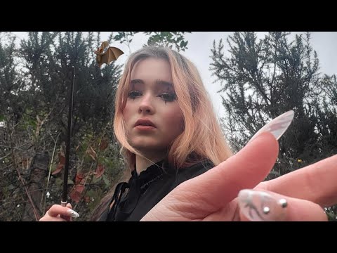 ASMR Witch Finds and Heals You in the Forest (halloween asmr, roleplay, personal attention)