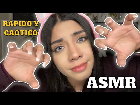 ASMR ESPAÑOL / ASMR RÁPIDO y AGRESIVO / Muchos roleplays (duerme en minutos)