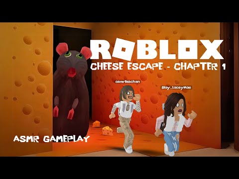 Roblox ASMR- Beating Cheese Escape with ASMR Liebchen! 🧀🎤 (Tingly Gameplay)