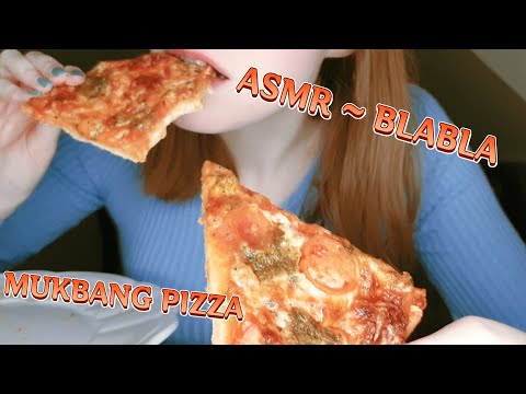 ASMR - Explication de mon absence + Mukbang Pizza 🍕