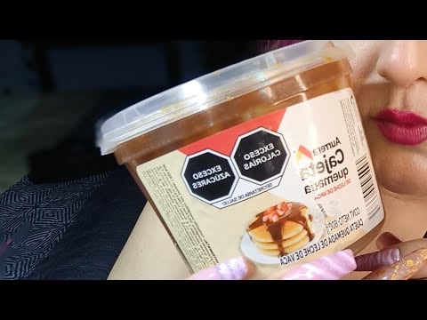ASMR comiendo dulce de leche 