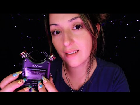 Türkçe ASMR | TASCAM Tıkırtılar ve Fısıltılar Eşliğinde Uyu | Mic Tapping | Yeni Mikrofon Tıkırdatma