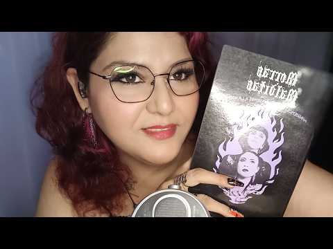ASMR masticando chicle te leo un poco de este libro 