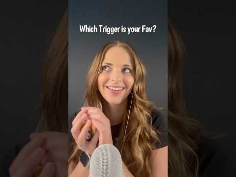 Which ASMR Trigger is your favorite? #shorts
