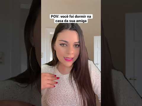 POV: você foi dormir na casa da sua amiga #humor #shorts