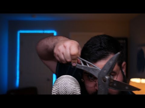 ASMR haircut and shave