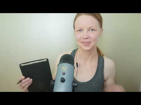 ASMR Suomi - Kysyn sinulta kysymyksiä - Kuiskuttelua ja kirjoittamisääniä