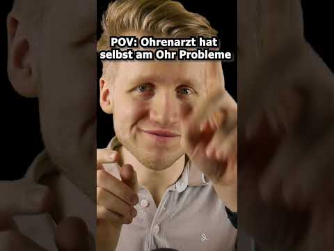 ASMR - POV: Ohrenarzt hat selbst am Ohr Probleme! #asmr #shorts #roleplay #deutscheasmr