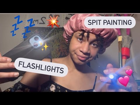 ASMR - Spit Painting and Lights AGGRESSIVELY (Kerrigan)
