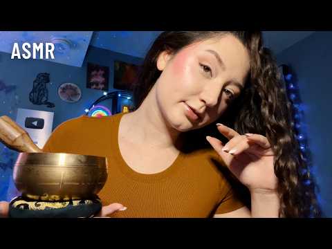 ASMR Singing Bowl Sound Bath For Relaxation & Meditation