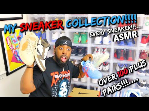 ASMR | MY $70,000 DOLLAR SNEAKER COLLECTION 2020!!....