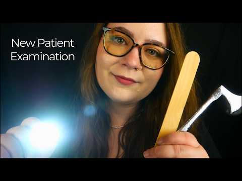 New Patient Full Body Medical Examination (Palpation, Percussion, Stethoscope) 🩺 ASMR Roleplay
