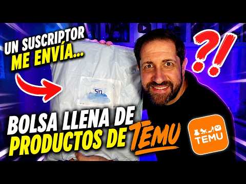 Un SUSCRIPTOR me envía una bolsa llena de productos de TEMU 😱📦