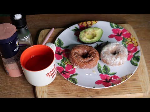 Pumpkin Spice Donut ASMR Eating Sounds