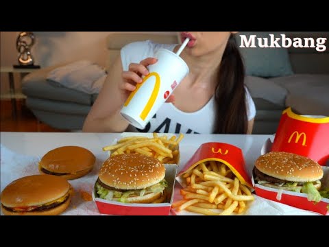ASMR | McDonald Mukbang | EATING SOUNDS | No Talking | Lady M. ASMR