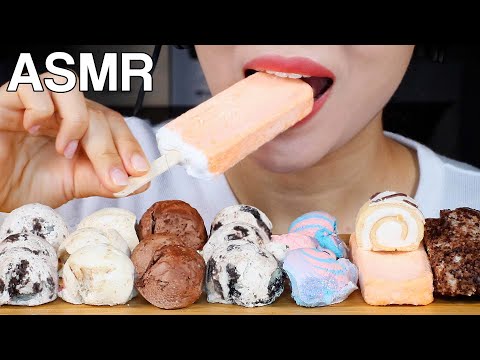 ASMR Freeze Dried Ice Cream 동결건조 아이스크림 먹방 Eating Sounds Mukbang