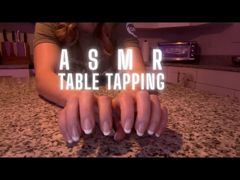ASMR Relaxing Table Tapping | Different Surfaces (no talking) 😴