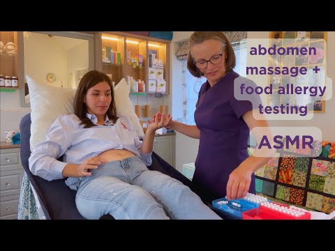 ASMR Abdominal Massage & Kinesiology Food Tests @AprilRealPersonASMR Unintentional ASMR