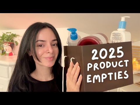 ASMR 2025 Product Empties ✨