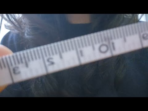 얼굴 치수 측정 Measuring you ASMR 