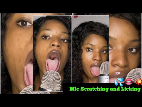 ASMR Mic Eating & Licking ~ Pure Wet Mouth Sounds For Extreme Tingles & Relaxation| 100% Sensitivity