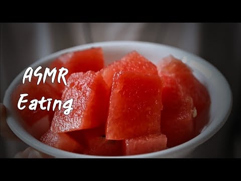 ASMR 첫 도전 입소리 가득 수박 이팅[eating]