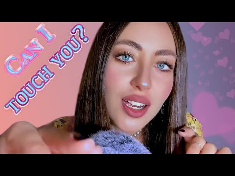 Ultra close-up ASMR {Can I Touch You?} So Gentle and Relaxing Whisper, Wet Sounds | For Deep Sleep