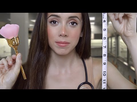 ASMR DOCTOR MEASURES YOUR FACIAL FEATURES | 4K