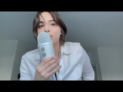 asmr whisper rambling and tracing ｡𖦹°‧