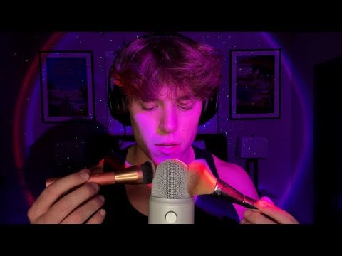 ASMR brushing and reassuring you back to sleep 😴 