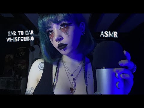 Ear to Ear Up Close Whispering ASMR | Hand Sounds, Mouth Sounds