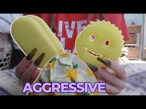 Fast and Aggressive Mic Triggers ASMR (no talking)