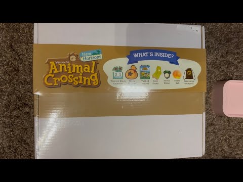 ASMR Unboxing An Animal Crossing Collector's Box