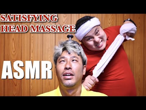 【ASMR】Head Massage by Several Technics #headmassage #ヘッドマッサージ　#headspa