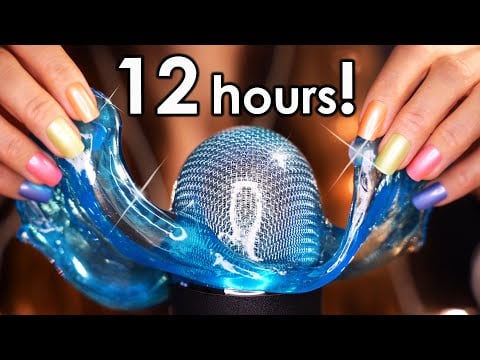 ASMR 12 Hours Brain Melting SLIME 😴 4k (No Talking)