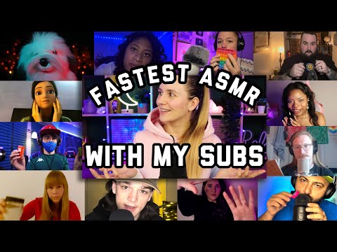 FAST & AGGRESSIVE ASMR WITH MY SUBSCRIBERS⚡️💥